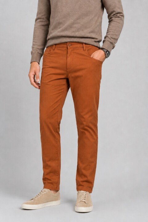 Pantalón 5 Bolsillos TERRACOTA