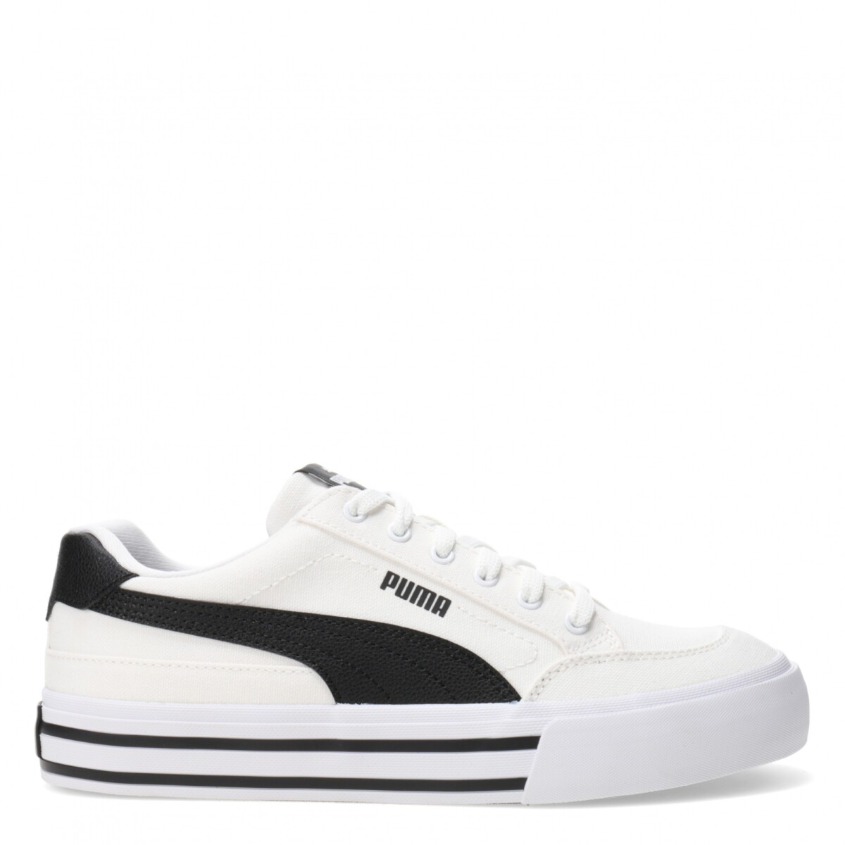 Championes de Hombre Puma Court Classic Vulc - Blanco - Negro 