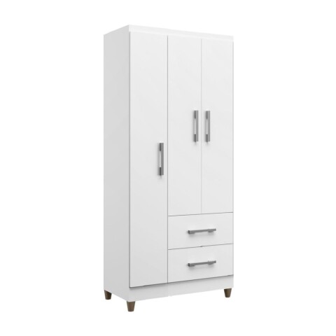 Ropero 3 Puertas 2 Cajones Fortaleza Blanco Ropero 3 Puertas 2 Cajones Fortaleza Blanco
