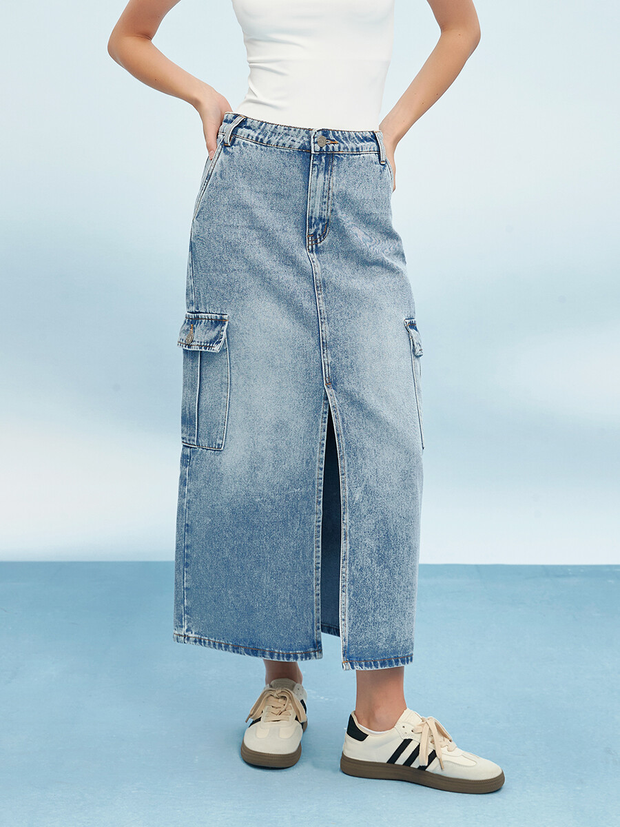 FALDA CUBA - AZUL CLARO 