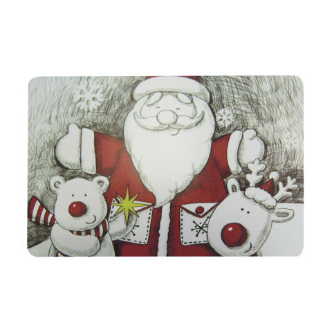 Individual Rectangular PP Navidad 47 x 27 cm U