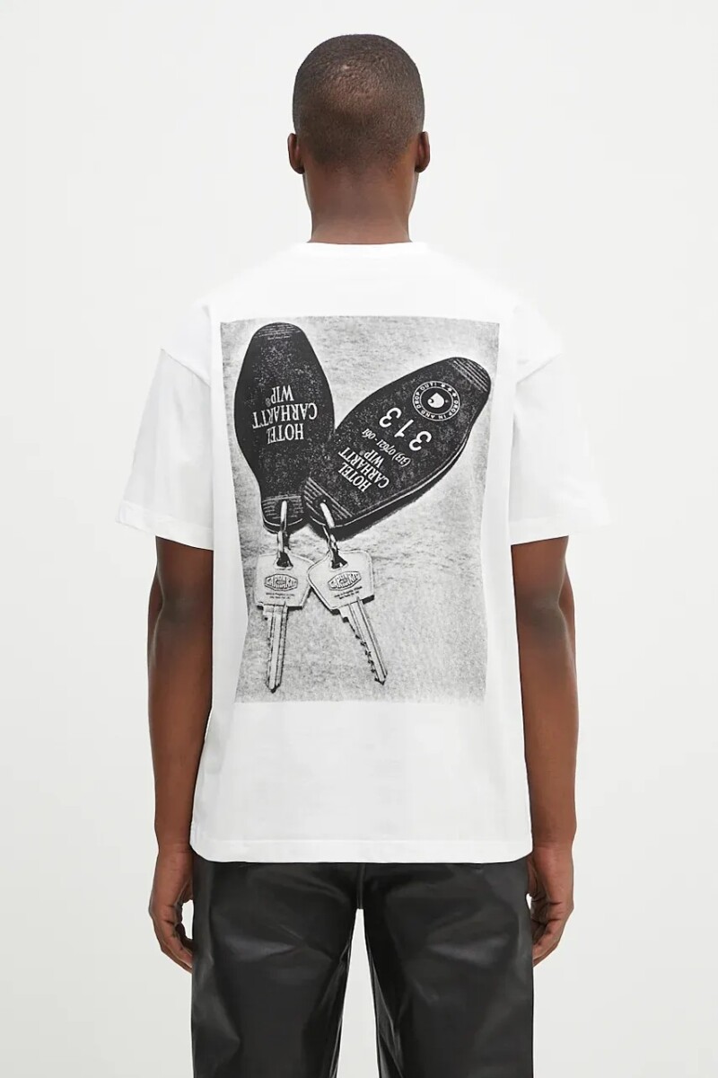S/S HOTEL KEYS T-SHIRT Blanco