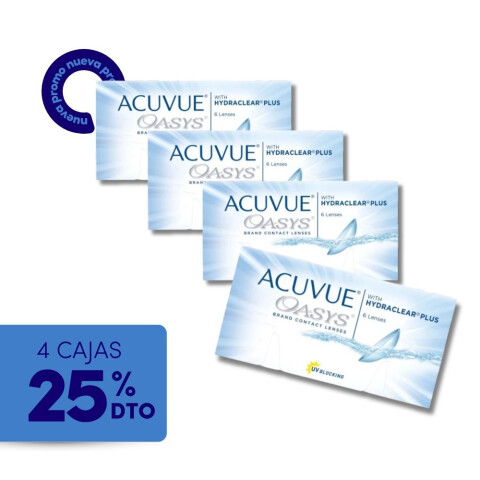 Acuvue Oasys - PROMO 4 Cajas Acuvue Oasys - Promo 4 Cajas