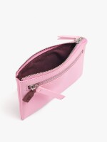Tarjetero Con Textura Suave rosa