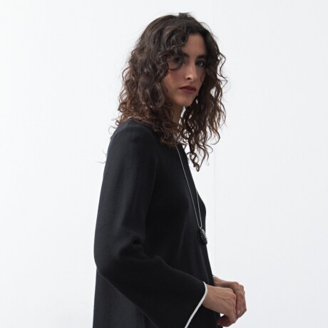 SWEATER GENARO Negro/Blanco