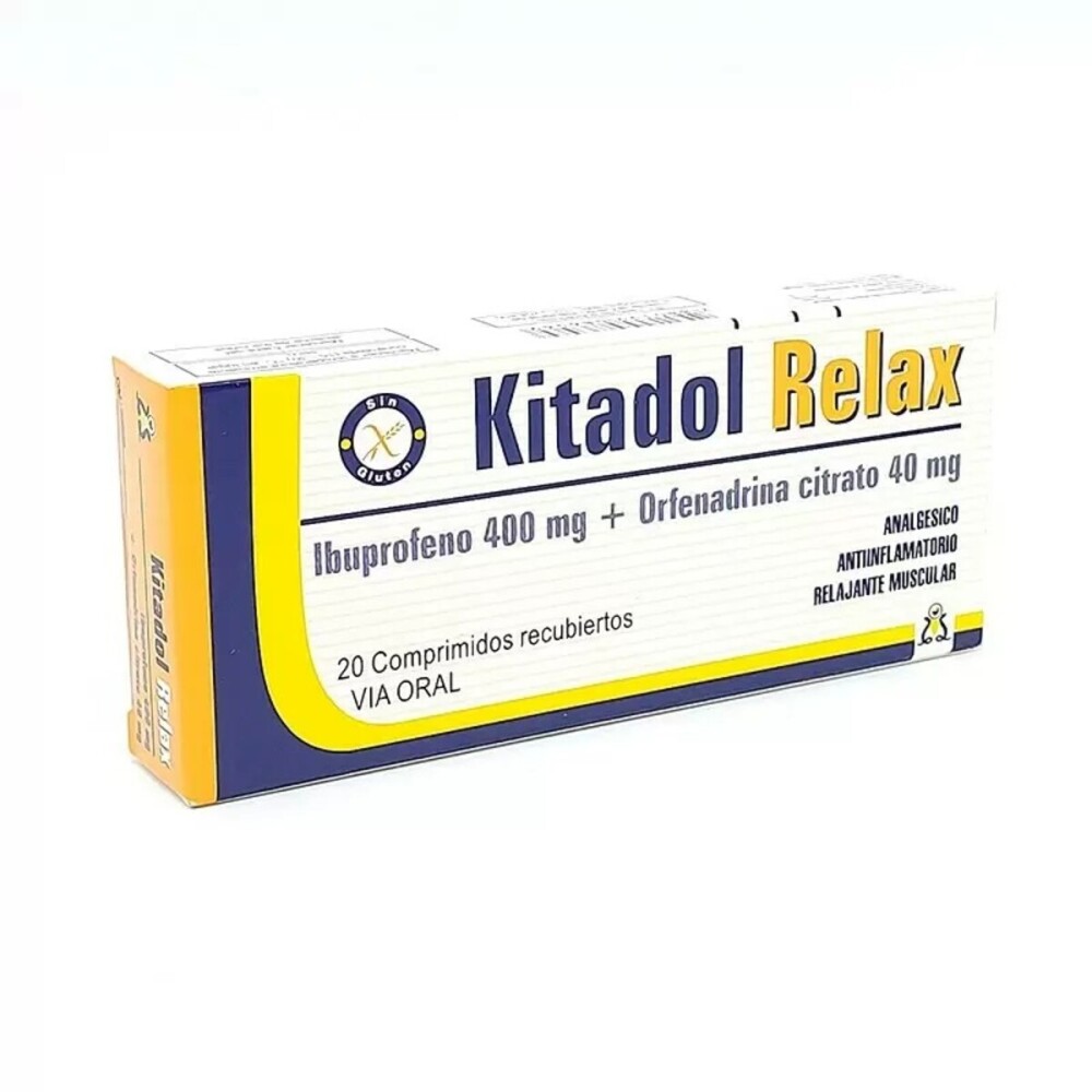 KITADOL RELAX CJ X 20 COMPRIMIDOS única