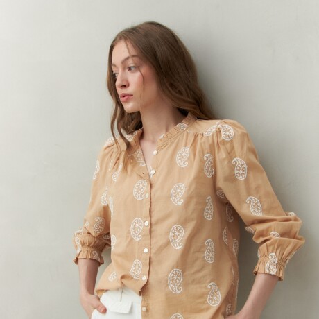 CAMISA ARABESCO Caramelo
