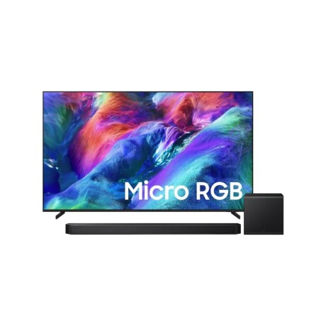 Smart TV Samsung 65" Micro RGB R85H 4K Vision AI (2026) + Barra de Sonido Samsung HW-Q800 ¡De Regalo! Smart TV Samsung 65" Micro RGB R85H 4K Vision AI (2026) + Barra de Sonido Samsung HW-Q800 ¡De Regalo!