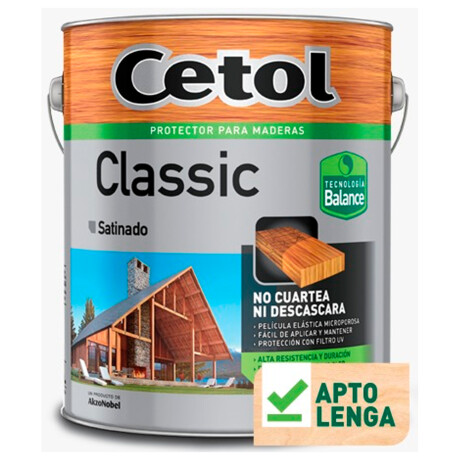 CETOL CLASSIC BALANCE SATINADO NATURAL 4L INCA ++ N/a