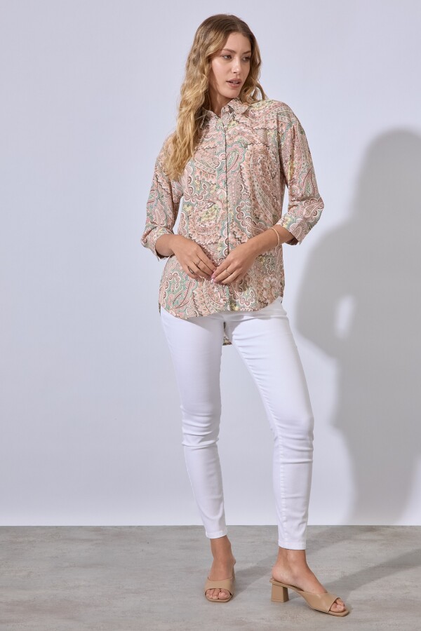 Camisa Gasa Spring ROSA/MULTI