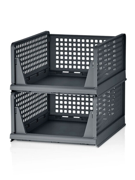 ORGANIZADOR 3 NIVELES CON RIELES BLANCO