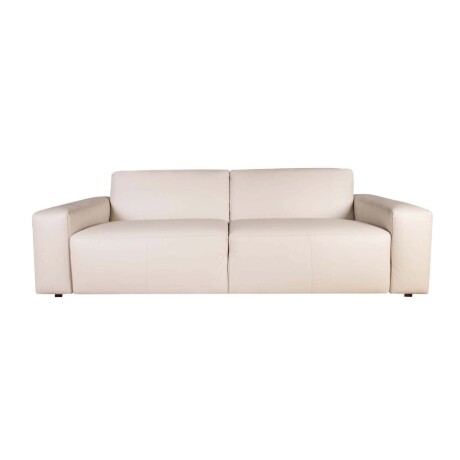 SOFA 3 CUERPOS CUERO-Y-MADERA NATURAL-BEIGE LOFT ARENA