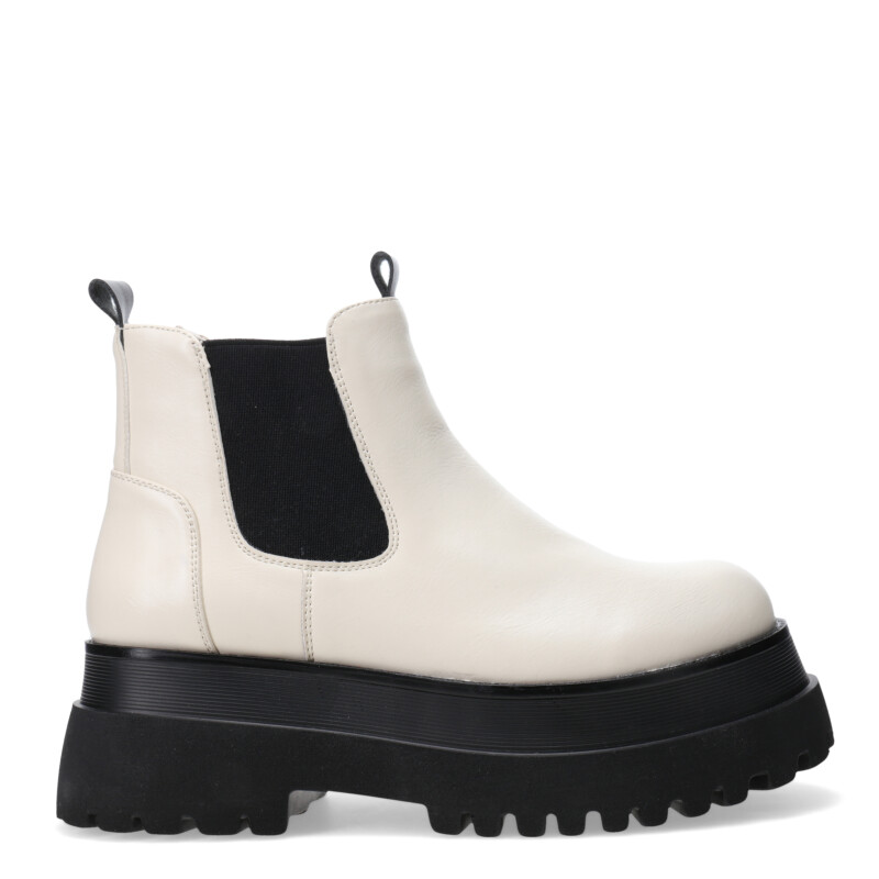 Bota de Mujer Miss Carol VEXY chelsea Blanco Hueso