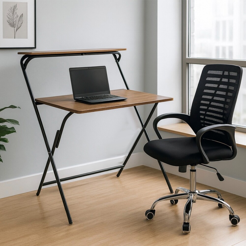 Set De Oficina De Escritorio Plegable y Silla Giratoria Set De Oficina De Escritorio Plegable y Silla Giratoria