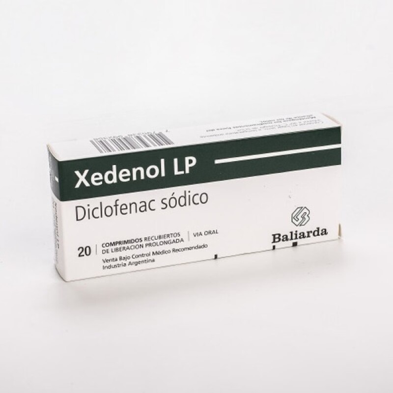 Xedenol LP 100 mg 20 Comprimidos Xedenol LP 100 mg 20 Comprimidos