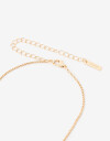 Collares Largos Metal Collar Lago Metal Delicado - Dorado