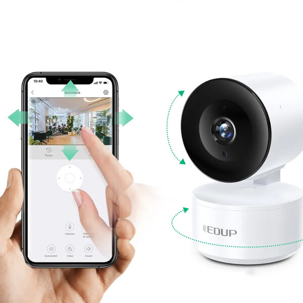 Cámara Edup Eh-1296p15 Wifi 2k CAMARA EDUP EH-1296P15 2K INTERIOR