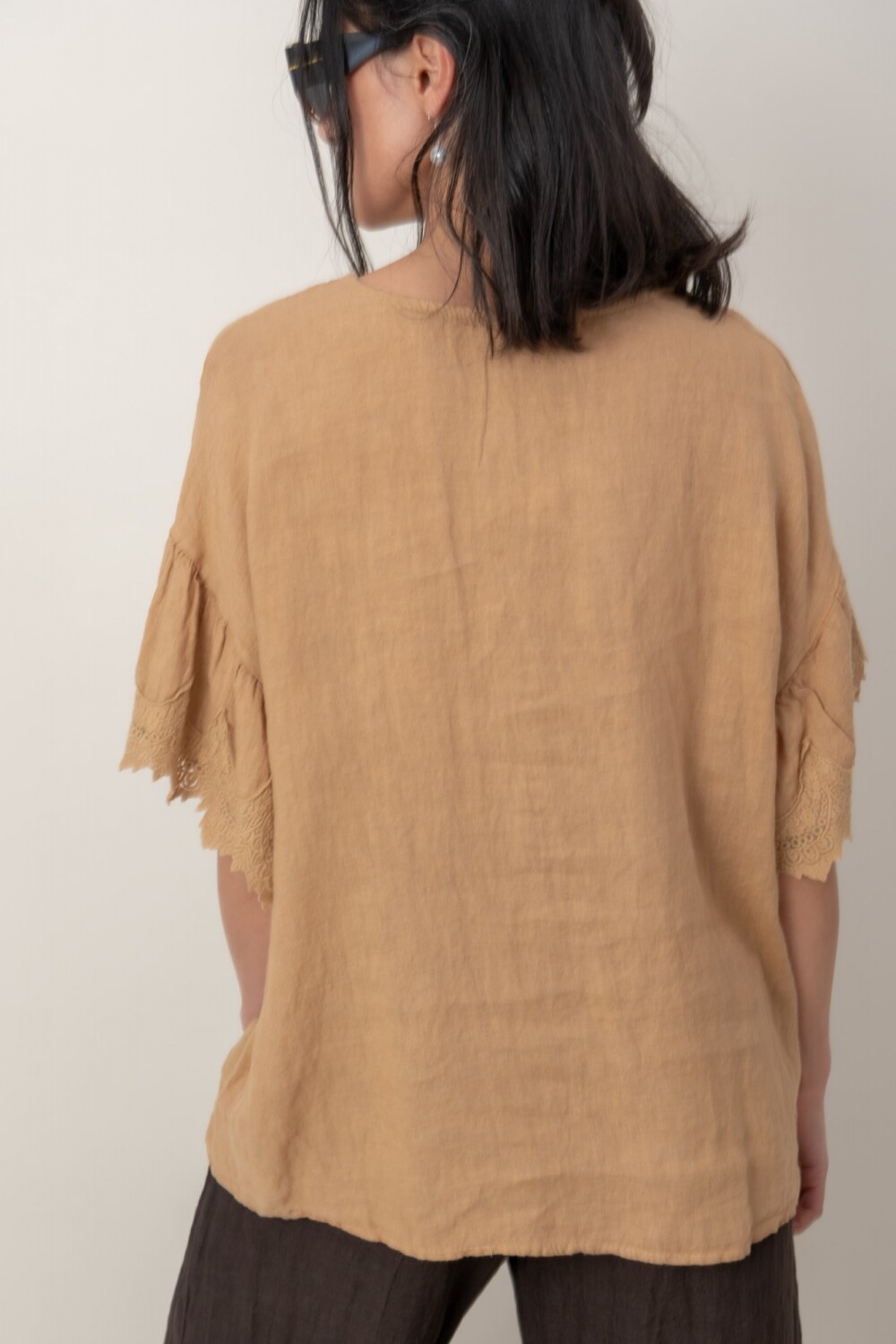 BLUSA CHANTAL Camel
