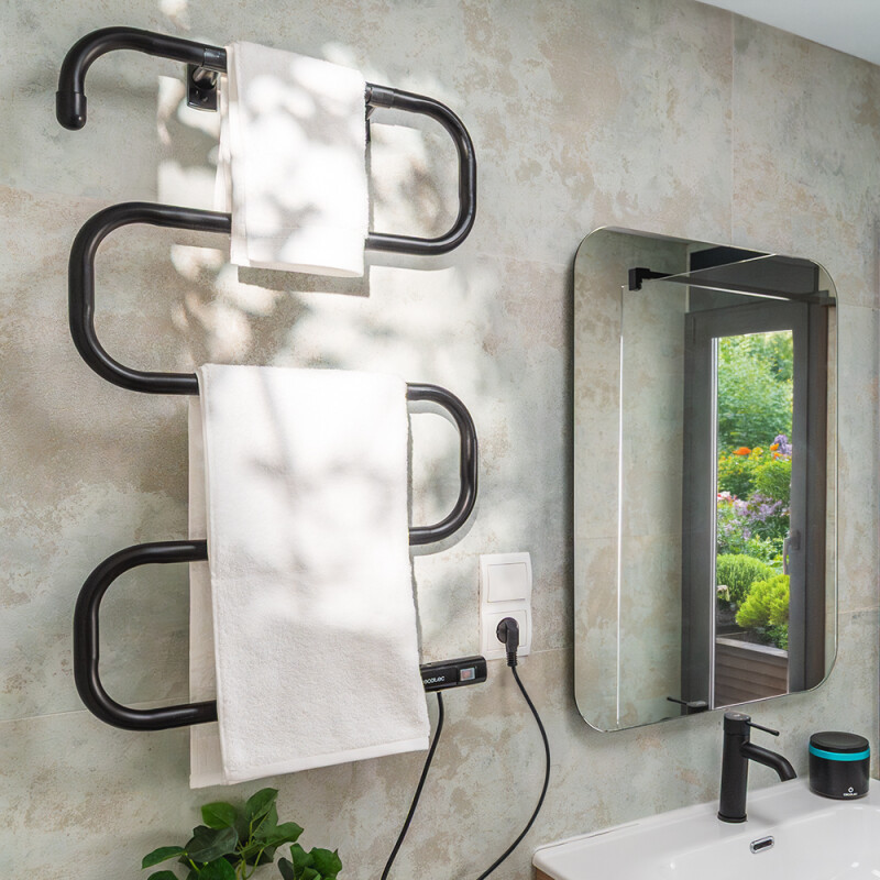 Calentador de Toallas READY WARM 500 TOWEL BLACK Calentador de Toallas READY WARM 500 TOWEL BLACK