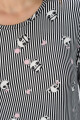 CAMISÓN ESTAMPADO BLANCO Y NEGRO