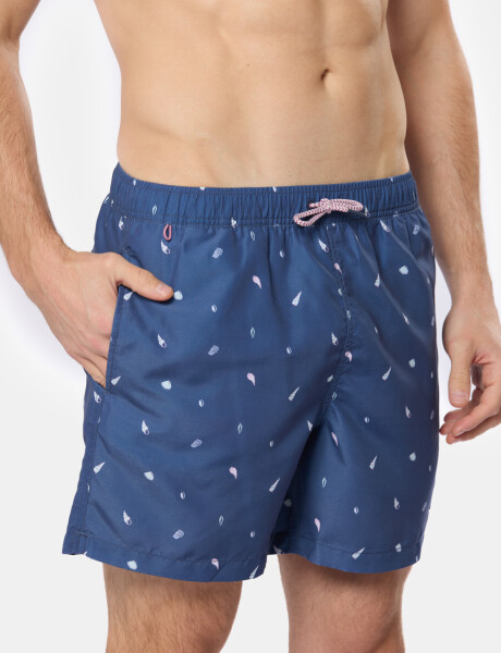 SHORT ESTAMPADO Azul