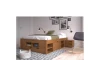 Cama 2 plazas con Cajones - Charme - Linea Funcional Amendoa