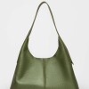 Bolso Tanner en cuero graneado Verde