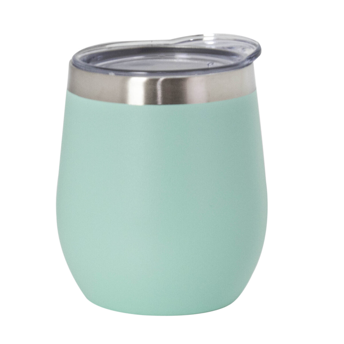 Mate de Acero Inoxidable 230ML con Tapa - VERDE-CLARO 