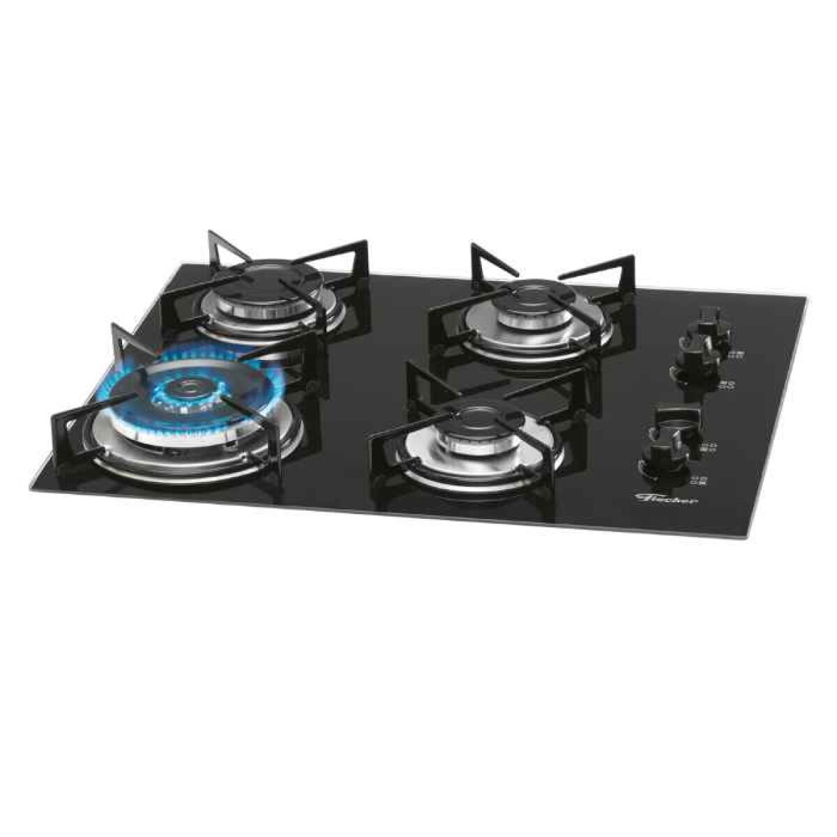 Anafe A Gas Fischer Iron 4H Tripe Llama Hierro Fundido 31838 