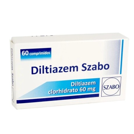 Diltiazem Szabo 60mg 60 Comprimidos Diltiazem Szabo 60mg 60 Comprimidos