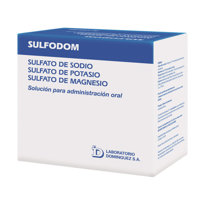 SULFODOM CAJA C/ 2 FCOS X 177 ML+VASO P/ única