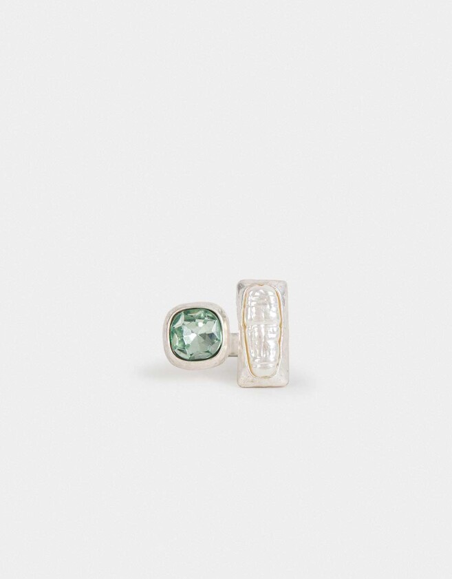 Anillos Medianos y Grandes Espejos Anillos Con Espejos - Plateado