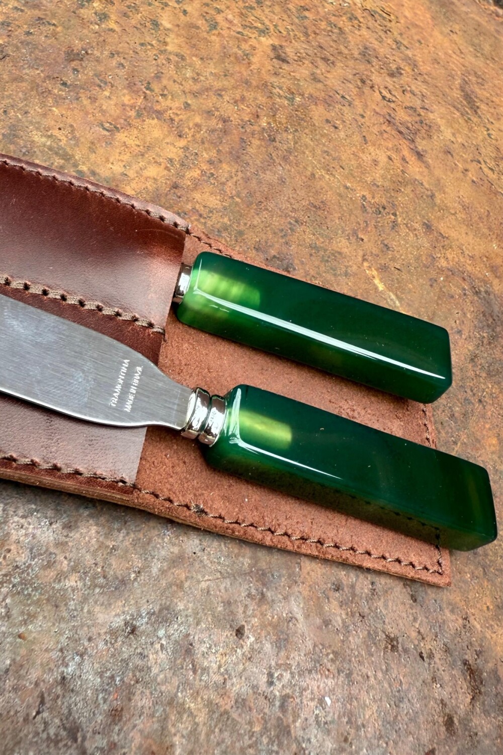 Snack Knife Verde Inglés