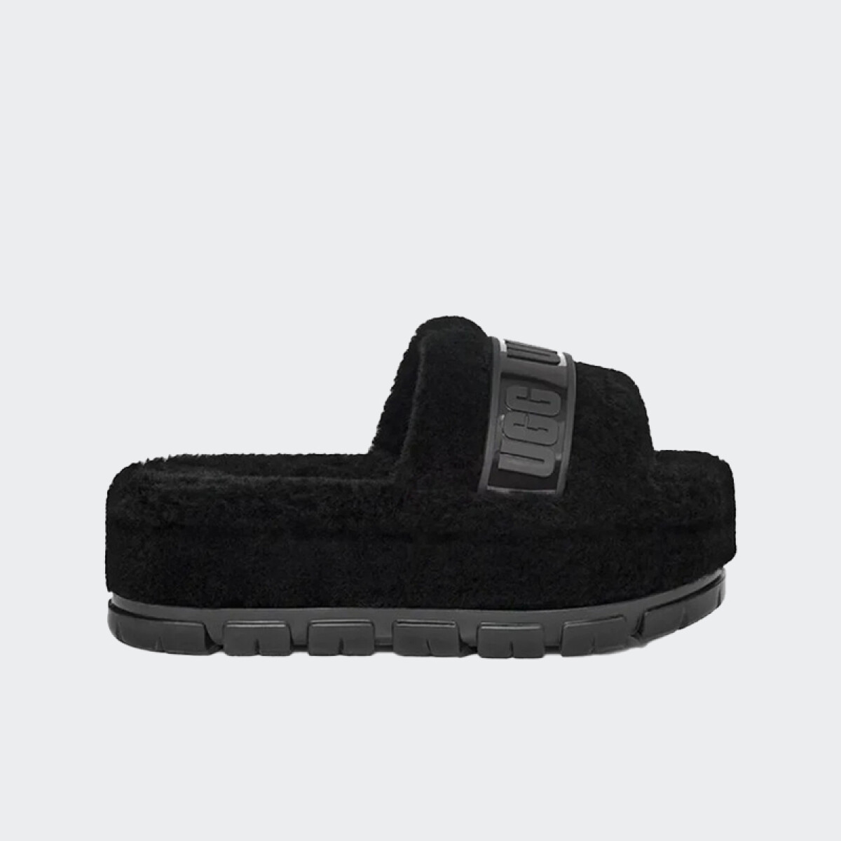Calzado UGG Fluffita Clear - Negro 