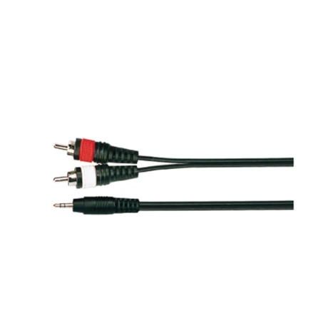 CABLE ADAPTADOR SOUNDKING BB4135M 1X3,5ST+2XRCA 5M CABLE ADAPTADOR SOUNDKING BB4135M 1X3,5ST+2XRCA 5M