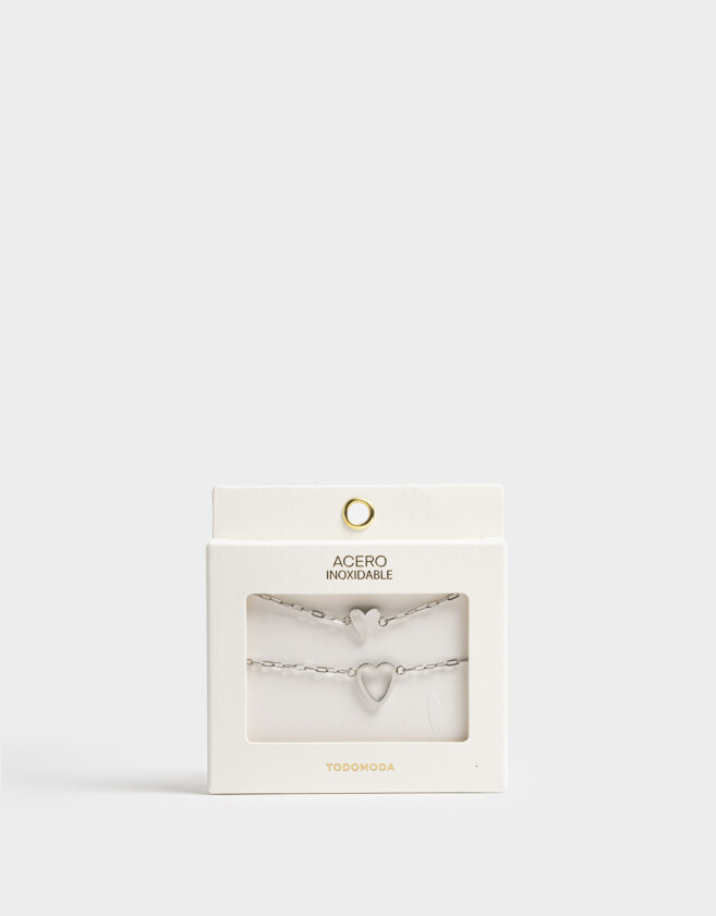 Pulseras Flexibles Sets Premium Silver Pulseras Flexibles Sets Premium Silver - Plateado