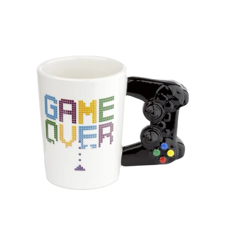 TAZA GAME OVER AGARRE JOYSTICK TAZA GAME OVER AGARRE JOYSTICK