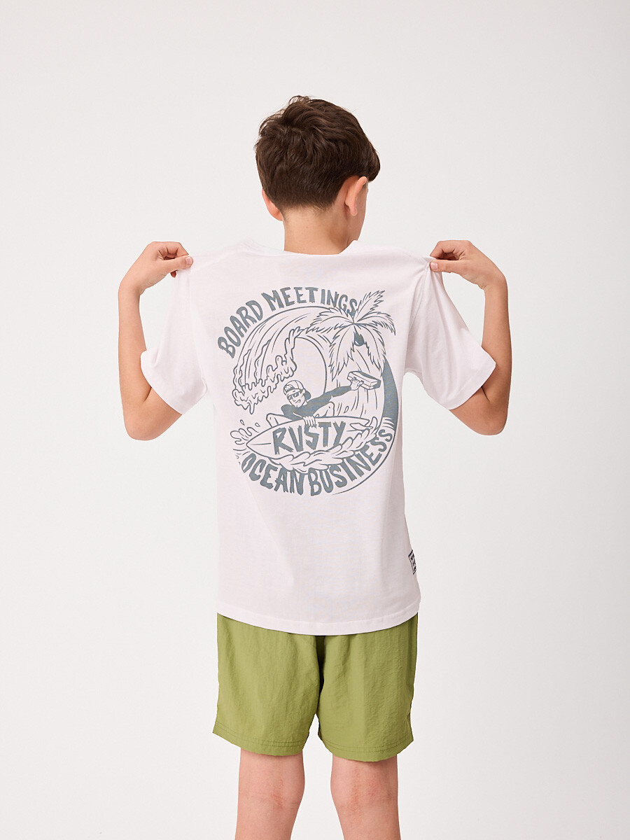 T-SHIRT BRIO TEEN RUSTY - Blanco 