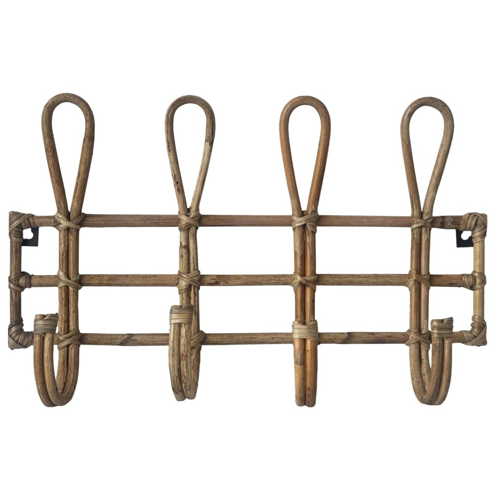 PERCHERO CAÑA MADERA NATURAL-BEIGE 21878