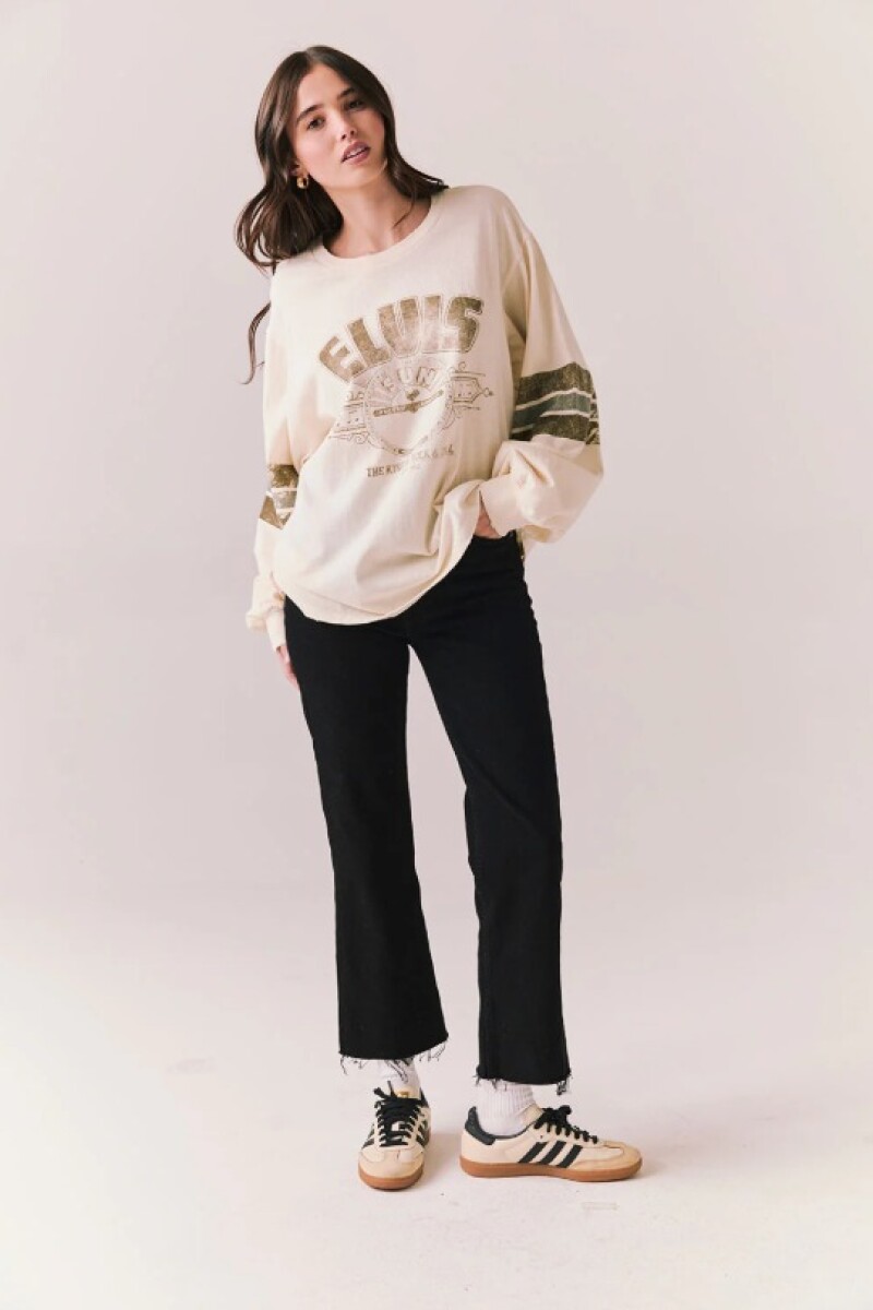 COAST COTTON JERSEY LS DISTRES Crudo