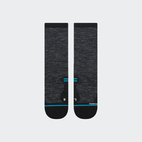 Medias Stance Run Light Crew Negro