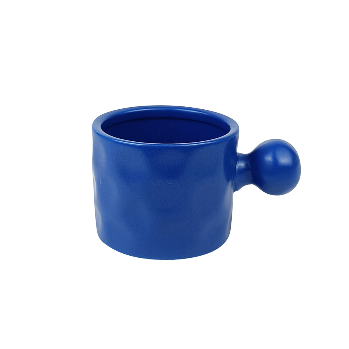 Taza De Cerámica Texturada - Azul 