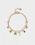 Pulseras Flexibles Con perlas Pulsera Flexible Con Perlas - Dorado