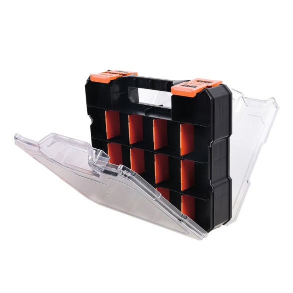 Maletín organizador doble 34 divisiones 31,5cm TT0084