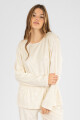 Pijama velour estrellas Marfil