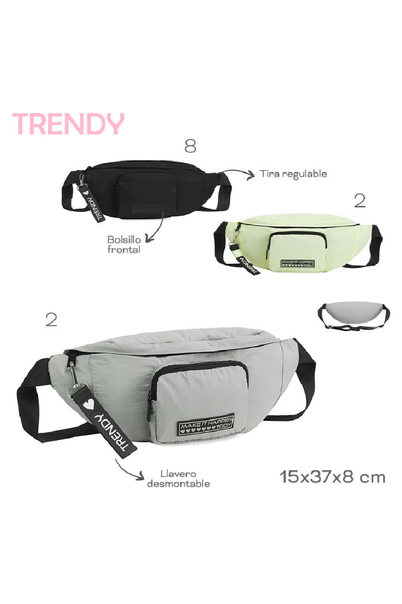 Riñonera Trendy Negro