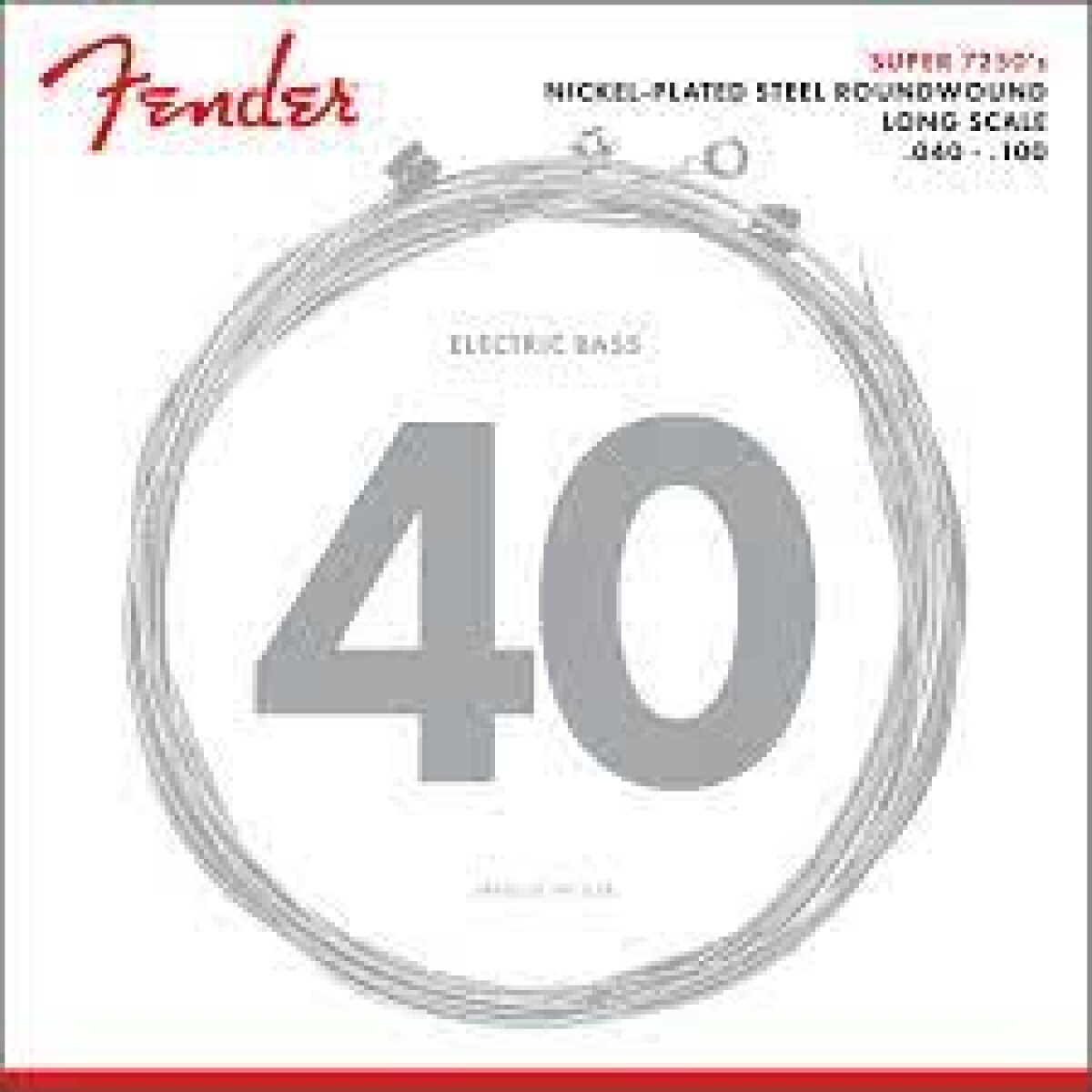 Juego de Cuerdas para bajo Fender LS7250L (escala larga, 40-100) 