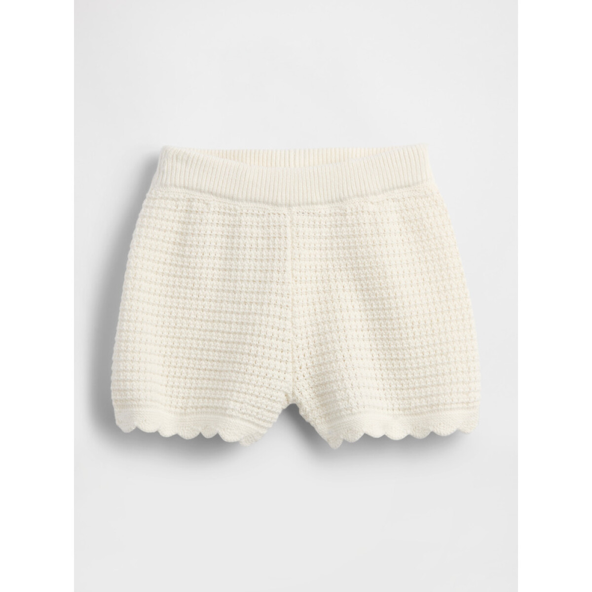 CROCHET SHORTS - IVORY FROST 