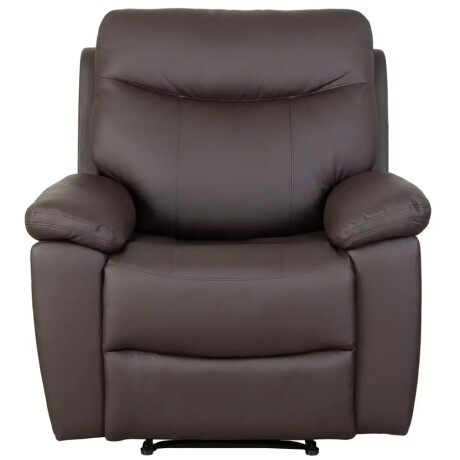 Sillón recliner 1 cuerpo, Lex en PU color marrón Sillón recliner 1 cuerpo, Lex en PU color marrón