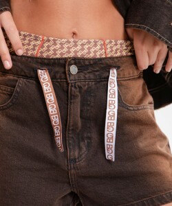 Short BG Strap Marron